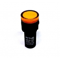 หลอดไฟแสดงสถานะ INDICATOR LAMP AD16-16 220V สีเหลือง